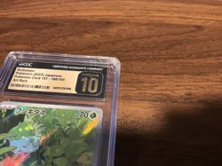 CGC 10 PRISTINE Bulbasaur AR 166/165 151 Pokemon Card Japanese Art Rare - Image 3