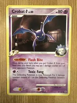 Crobat G - 47/127 - Pokemon Platinum Card NM - Image 1