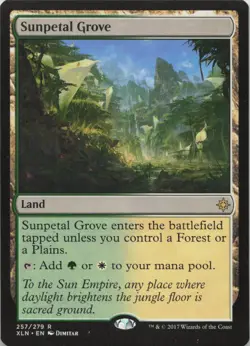 Sunpetal Grove R Ixalan 257 LP-NM MTG - Image 1