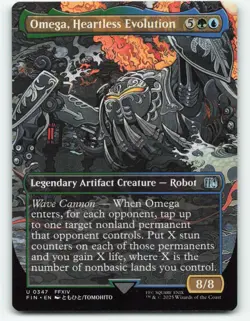 Omega, Heartless Evolution (Borderless) Final Fantasy Regular MTG 0347 - Image 1