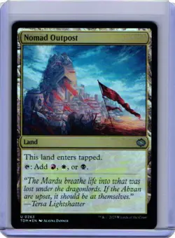 Nomad Outpost - 263 - Foil - TDM - NM - MTG Magic the Gathering - Image 1