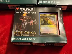 WOTC MTG Lord of the Rings-Tales of Middle Earth-3 Commander Decks Free Shipping - Image 2