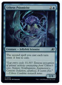 Uthros Psionicist | FOIL | NM | MTG | 0084 | Uncommon | EOE - Edge of Eternities - Image 1