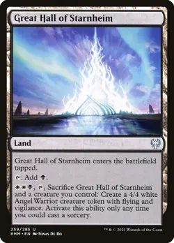 Magic the Gathering (mtg): KHM: Great Hall of Starnheim (x 4) - Image 1