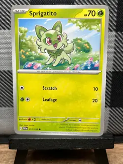 Pokemon TCG: Sprigatito 13/198, Scarlet & Violet Base Set - Image 1