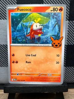 Pokemon TCG: Fuecoco 23/182, 2024 Trick Or Trade - Image 1