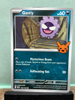 Pokemon TCG: Gastly 102/162, Trick Or Trade 2024 - Image 1