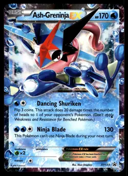 Pokemon TCG Ash-Greninja EX XY133 Blackstar Promo NM - Image 1