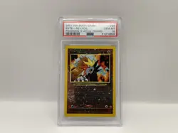 PSA 10 Entei 2001 Movie Promo WOTC POKEMON 3 Reverse Foil 🔥 Vintage Swirl 🌀 - Image 2