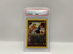PSA 10 Entei 2001 Movie Promo WOTC POKEMON 3 Reverse Foil 🔥 Vintage Swirl 🌀 - Image 3