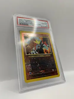 PSA 10 Entei 2001 Movie Promo WOTC POKEMON 3 Reverse Foil 🔥 Vintage Swirl 🌀 - Image 4