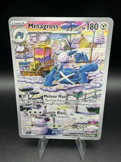 Metagross 178/162 Illustration Rare Pokemon TCG Temporal Forces Near Mint - Image 1