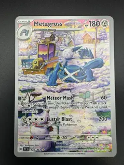 Metagross 178/162 Illustration Rare Pokemon TCG Temporal Forces Near Mint - Image 3