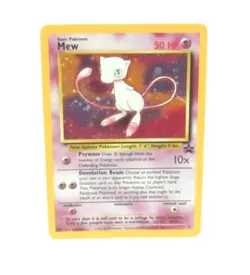 Pokemon Mew Black Star Movie Holo WOTC Promo #9 Vintage 2000 LP - Image 1