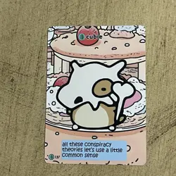 Cubie Pokiebubies V2 1st Edition Fan Art 137 Chef Ken Lee Pokemon Cubone - Image 1