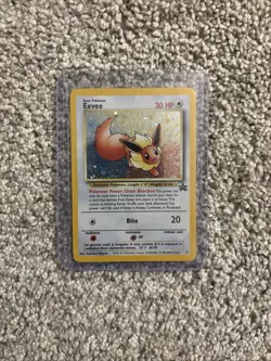 Eevee #11 Pokemon TCG 1999 Black Star Holo Promo WOTC LP - Image 1