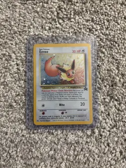 Eevee #11 Pokemon TCG 1999 Black Star Holo Promo WOTC LP - Image 2