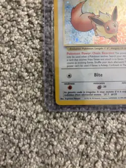 Eevee #11 Pokemon TCG 1999 Black Star Holo Promo WOTC LP - Image 5