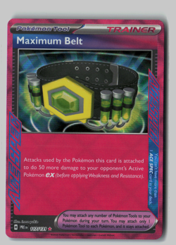 SV: Prismatic Evolutions - Maximum Belt 117/131 - ACE SPEC Rare - Pokemon Tool - Image 1