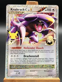 Pokemon Celebrations Knackrack Garchomp C Lv. X Deutsch German 145/147 NM - Image 1
