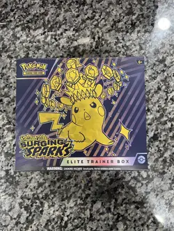 Pokemon Scarlet & Violet Surging Sparks ETB Elite Trainer Box Sealed - NEW - Image 1