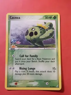 2006 Pokemon EX Crystal Guardians #47 Cacnea, C, NF/H, cd2 - Image 1