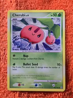 2008 Pokemon Diamond and Pearl Stormfront #56 Cherubi, C, NF/H, cd4 - Image 1