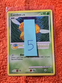 2008 Pokemon Diamond and Pearl Stormfront #57 Combee, C, NF/H, cd5 - Image 3