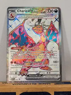 Pokemon Charizard Obsidian Flames Promos Charizard ex SV056 FULLART ULTRA RARE - Image 1