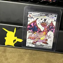 Charizard ex Full Art SVP 056 Pokemon Scarlet and Violet Promo NM - Image 1