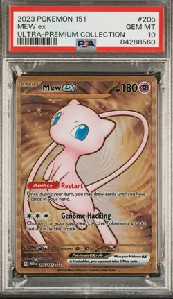 2023 POKEMON TCG: 151 ULTRA-PREMIUM COLLECTION - MEW EX METAL (PSA 10 GEM MINT) - Image 1