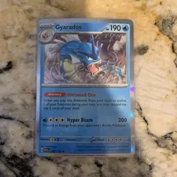 Holo Gyarados 130/165 Rare Scarlet and Violet 151 Pokemon TCG - Image 1