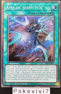 Carte YU-GI-OH! AME DE SERVITEUR RA03-FR271 PSR NEUF - Image 1