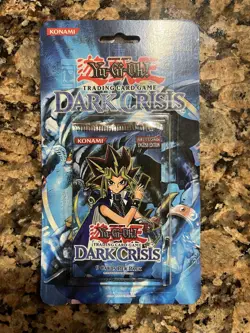 YU-GI-OH! DARK CRISIS Booster Blister Hang Pack English Konami 1996 L🅾🅾K 🔥 - Image 1
