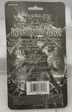 Yu-Gi-Oh! Invasion of Chaos Konami Booster Pack English Edition 1996 NEW NOC - Image 2