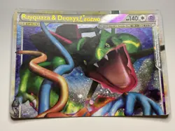 Pokemon Rayquaza & Deoxys Legend Holo Top Half Card 89/90 Undaunted - Image 1