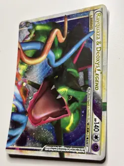 Pokemon Rayquaza & Deoxys Legend Holo Top Half Card 89/90 Undaunted - Image 3