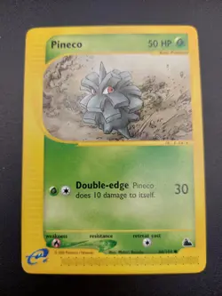 Pokemon Card Pineco 86/144 common 2003 Skyridge LP - Image 2
