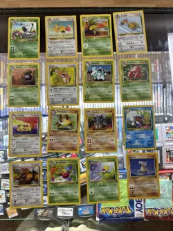 Jungle Set - 30 Card Lot 30/32 Common & Uncommon Pokemon Card Set - WOTC - Image 1