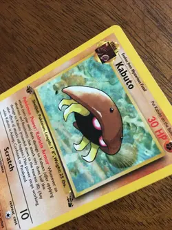 Pokemon Cards Fossil 1st Edition Kabuto 50/62 LP RARE WOTC - Image 2