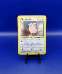 Clefable 1/64 Jungle Set Holo Rare Pokemon Card WOTC Vintage Pokemon TCG 1999 NM - Image 1