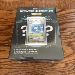 GameStop Power Pack Series 3 (PSA 8+ Graded Card & 2 Booster Packs) -SHIPS FAST! - Image 1