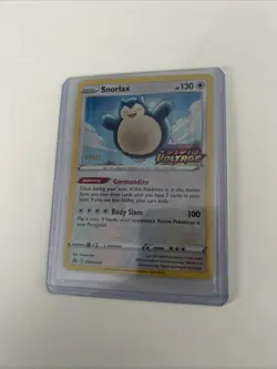 Pokemon Snorlax SWSH068 Holo Stamped Vivid Voltage Sword & Shield Promo Card - Image 1