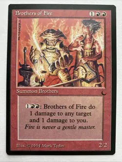 Brothers of Fire The Dark Uncommon - MTG Magic the Gathering Card NM - Image 1