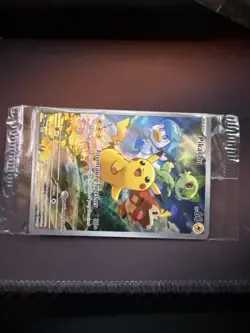 Pikachu 027 Sv: Scarlet & Violet Promo Cards Pokemon Center Stamp And 2x Non! - Image 3