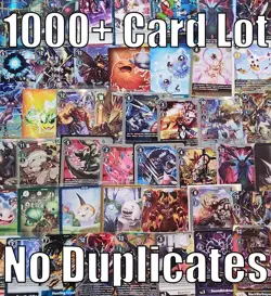 1000+ Digimon TCG BULK CARD LOT - R/Holo & 5 SR/SEC/AA INCL - Instant Collection - Image 1