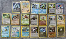 Base Set Pokemon Card Lot 48 Of Vintage Holos, 1st Edition, Rev. Holos, Stamped - Image 1