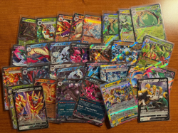 Pokemon Card EX and V Lot, Japanese and English, 30 Cards - Image 1