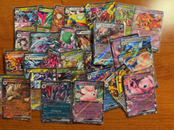 Pokemon Card EX and V Lot, Japanese and English, 30 Cards - Image 1