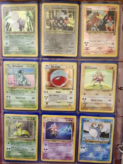 Pokemon Vintage Binder Collection 162 Card Lot Holo Rare Neo Destiny Rocket Gym - Image 2